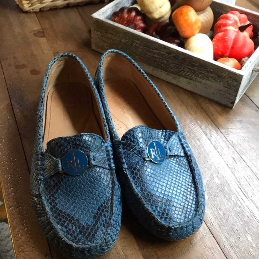 Ralph Lauren driving moccasins .